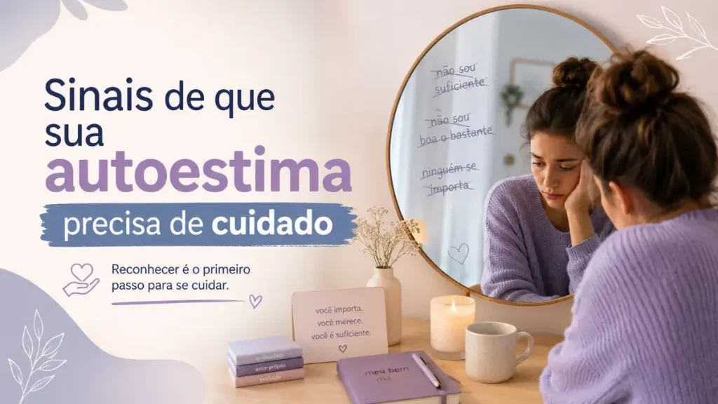 Sinais que sua autoestima precisa de cuidado